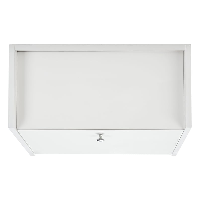 Safavieh Xander Modern Wood and Metal Secretary Desk in White / White