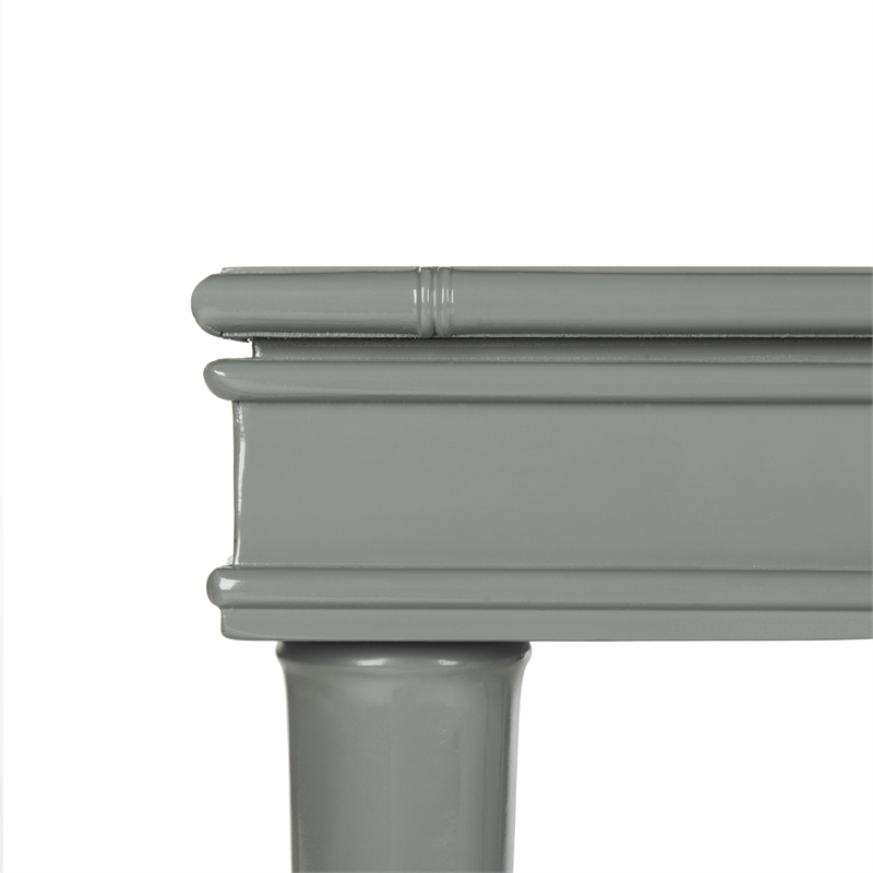 Safavieh Noely Wood Writing Desk in Gray