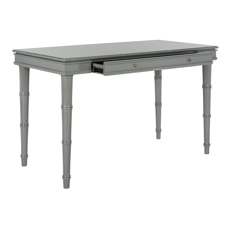 Safavieh Noely Wood Writing Desk in Gray