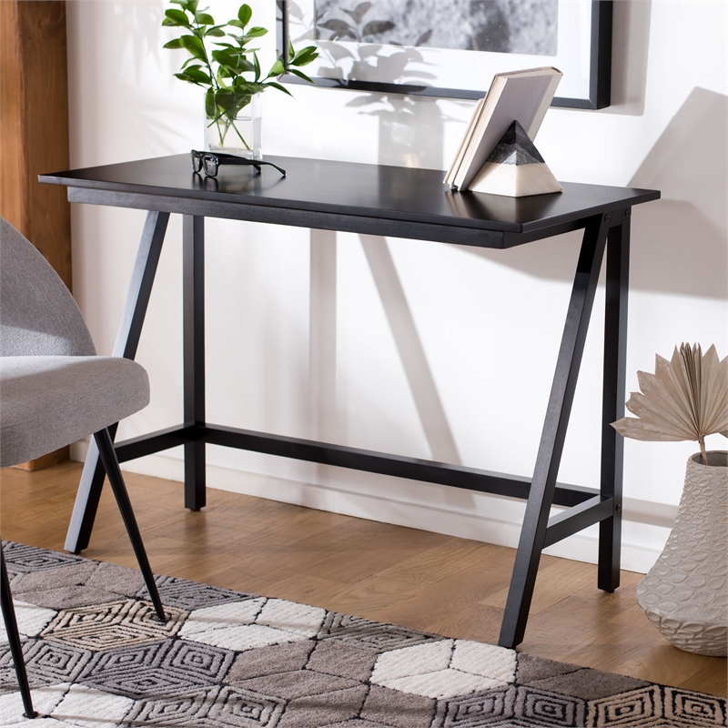 Safavieh Redding Wood Desk in Black