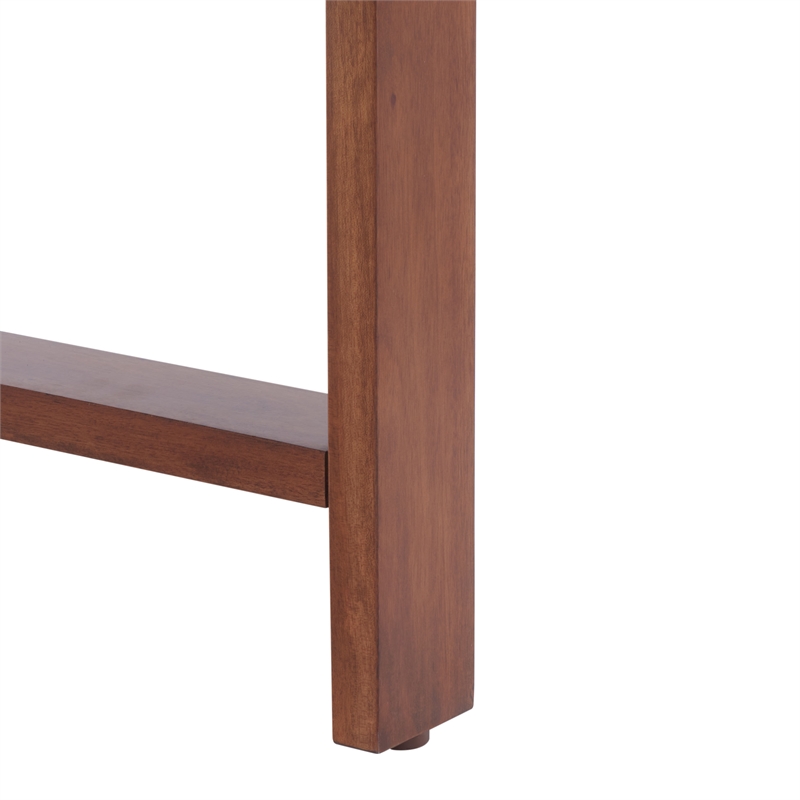 Safavieh Halleck Wood Desk in Black / Brown