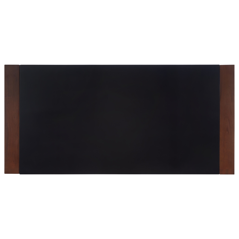 Safavieh Halleck Wood Desk in Black / Brown