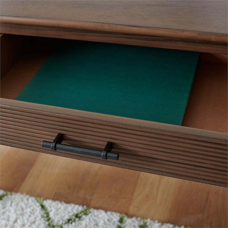 Safavieh Layce 2 Drawer Wood Desk  in Brown