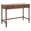 Safavieh Layce 2 Drawer Wood Desk  in Brown