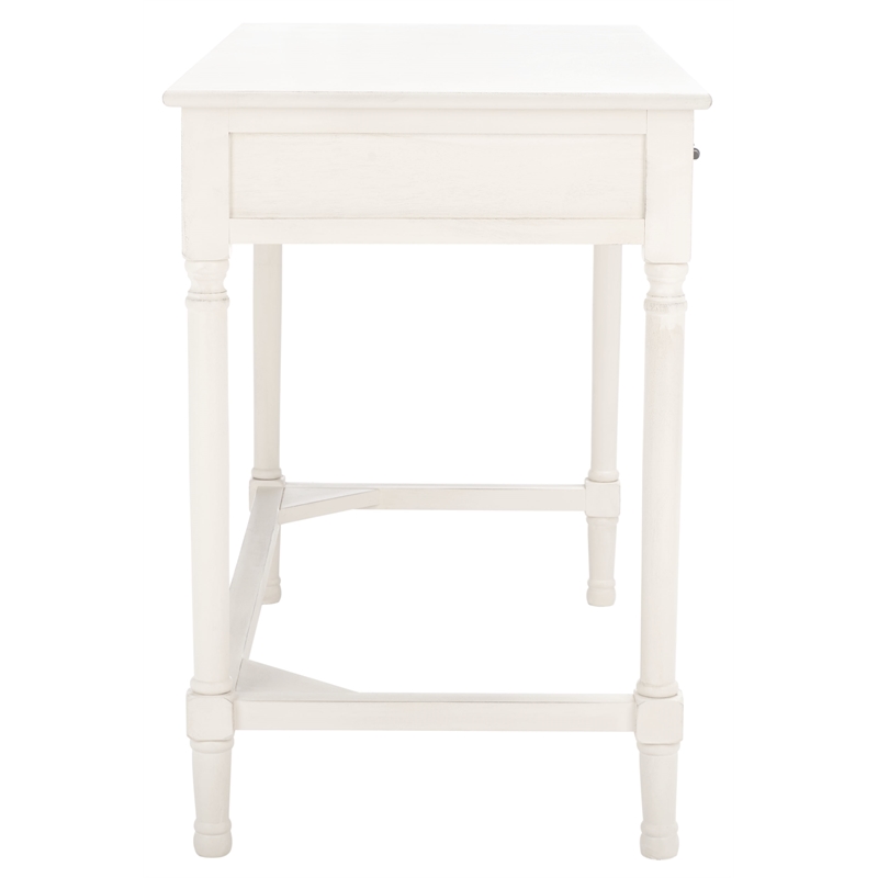 Safavieh Mckinlee 2 Drawer Wood Desk  in White