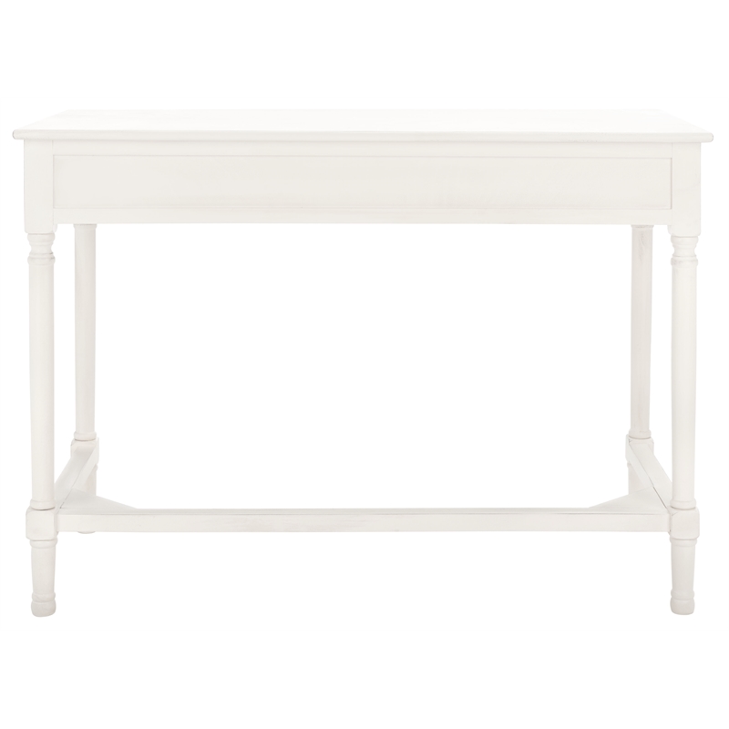Safavieh Mckinlee 2 Drawer Wood Desk  in White