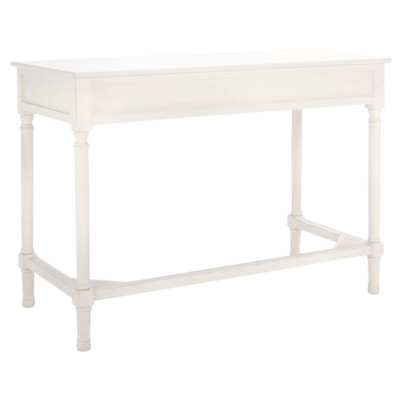 Safavieh Mckinlee 2 Drawer Wood Desk  in White