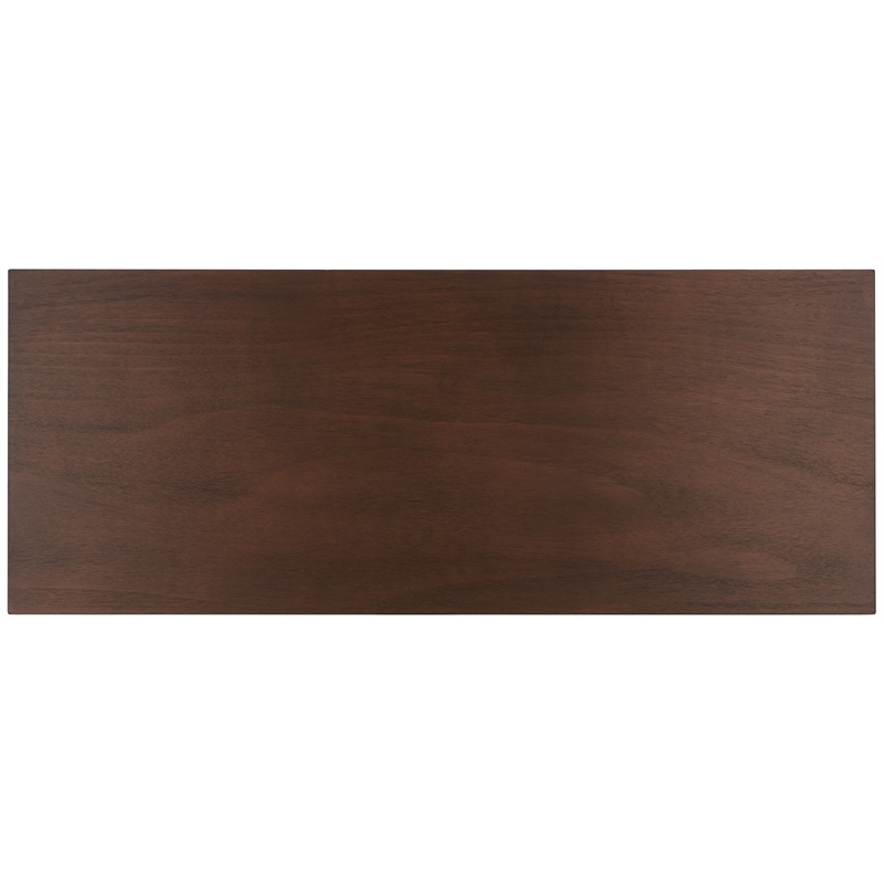 Safavieh Hawthorn 3 Drawer Wood Desk in Brown