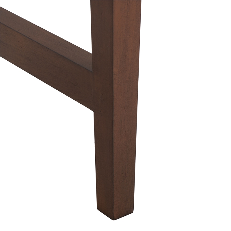 Safavieh Hawthorn 3 Drawer Wood Desk in Brown