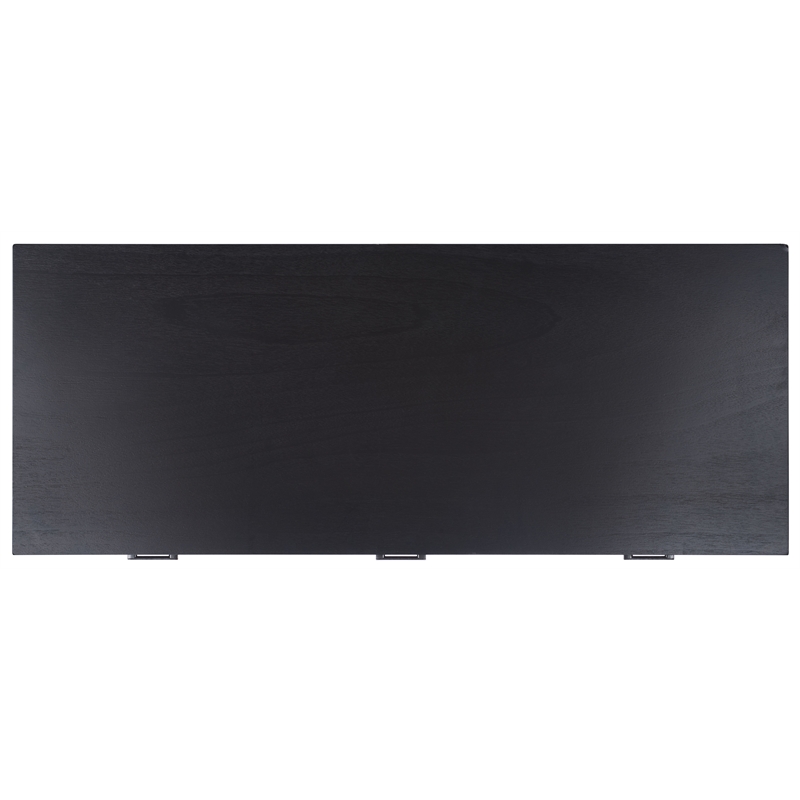 Safavieh Hawthorn 3 Drawer Wood Desk in Black