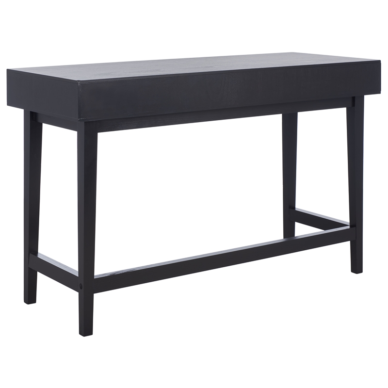 Safavieh Hawthorn 3 Drawer Wood Desk in Black