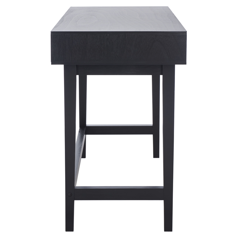 Safavieh Hawthorn 3 Drawer Wood Desk in Black