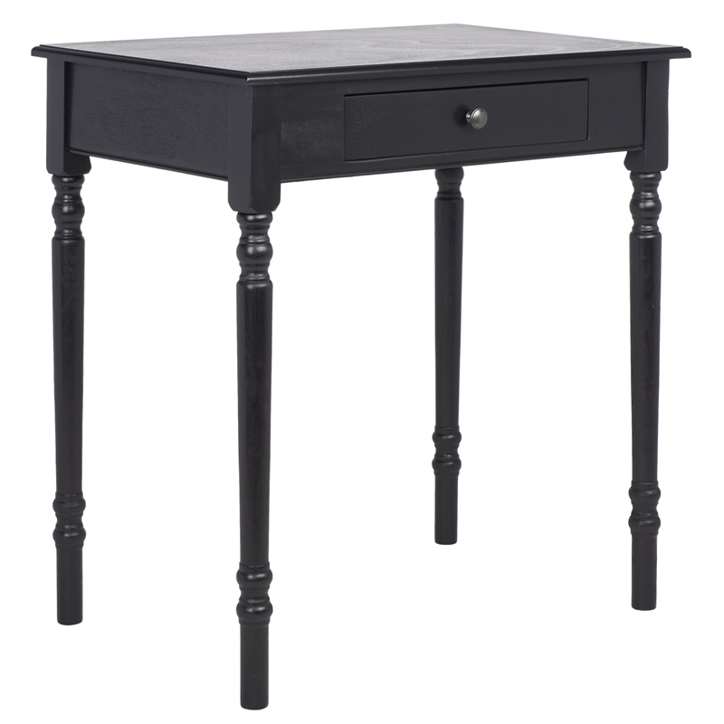 Safavieh Arina 1 Drawer Wood Desk  in Black