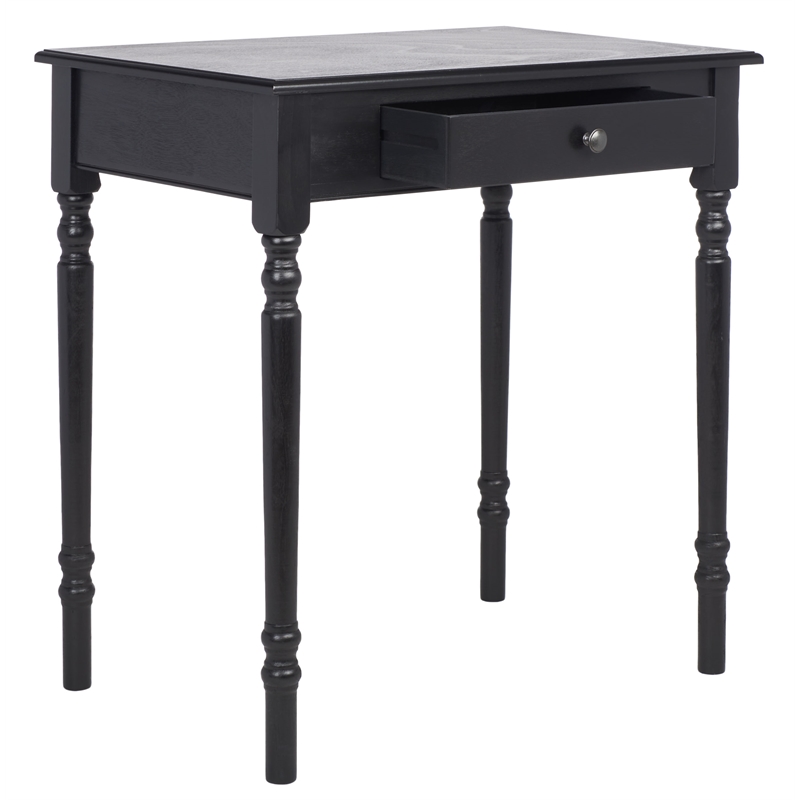 Safavieh Arina 1 Drawer Wood Desk  in Black