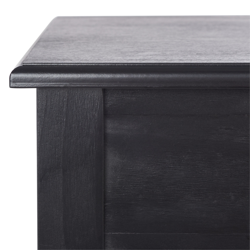 Safavieh Arina 1 Drawer Wood Desk  in Black