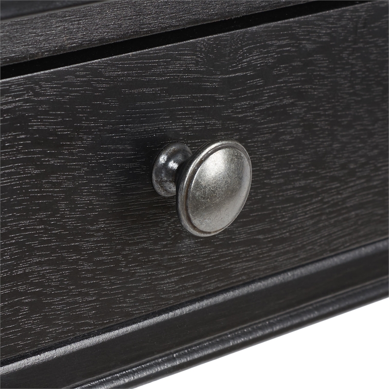 Safavieh Arina 1 Drawer Wood Desk  in Black
