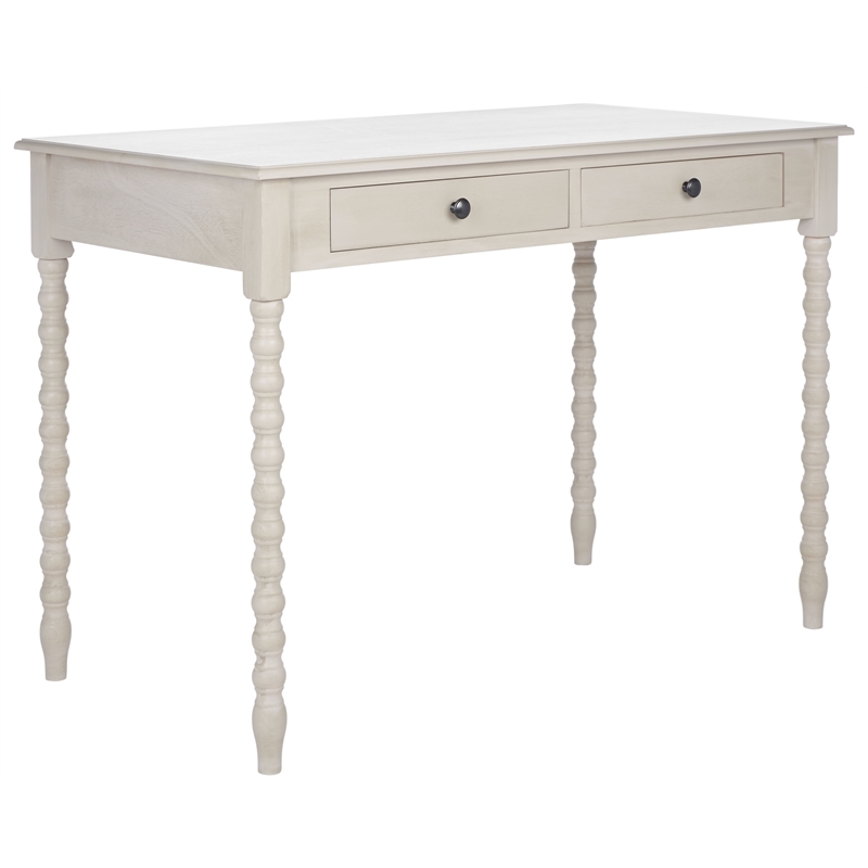 Safavieh O' Mara 2 Drawer Wood Desk  in Taupe