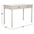 Safavieh O' Mara 2 Drawer Wood Desk  in Taupe