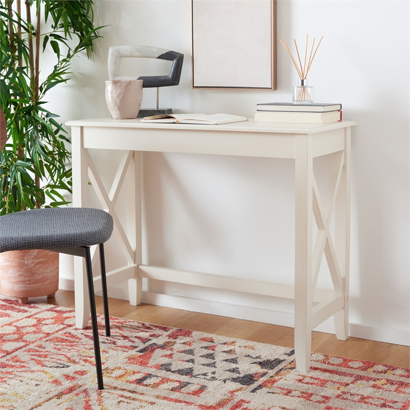 Safavieh Kaytee Wood Desk in White
