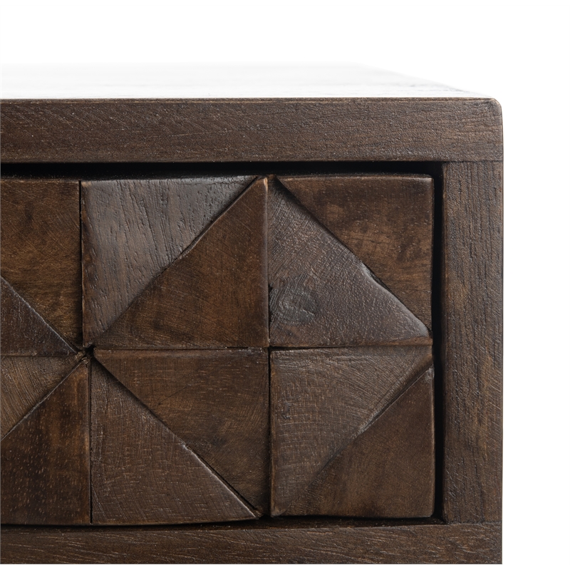 Safavieh Zinnia Wood Desk in Walnut