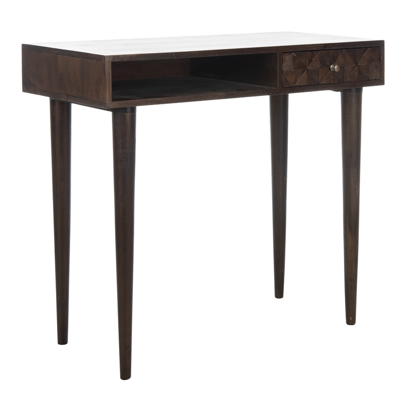 Safavieh Zinnia Wood Desk in Walnut
