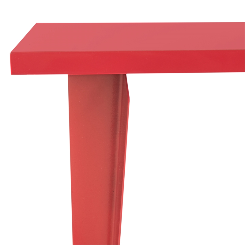 Safavieh Chapman Wood and Iron Desk in Red