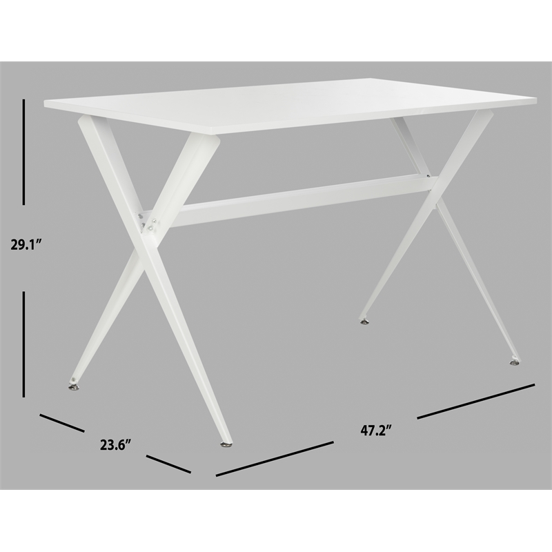 Safavieh Chapman Wood and Iron Desk in White