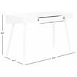 Safavieh Cairo Wood and Iron Writing Desk in White