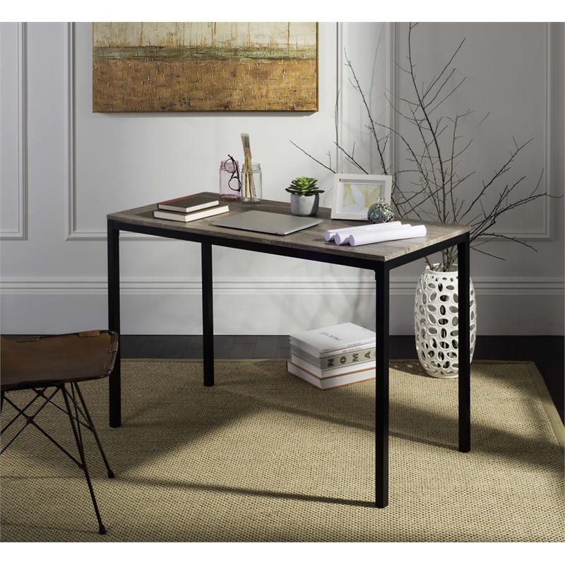 Safavieh Janison Wood Desk in Brown / Brown
