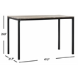Safavieh Janison Wood Desk in Brown / Brown