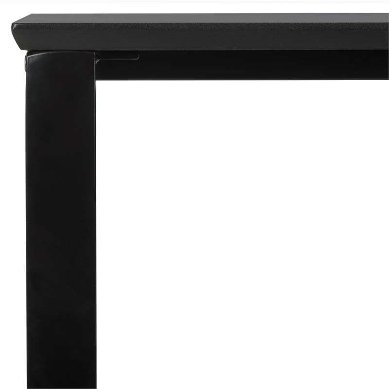 Safavieh Dalit Wood and Iron Desk in Black