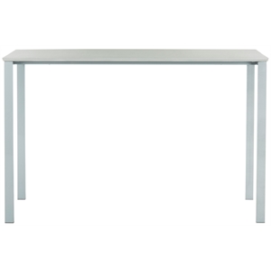 Safavieh Dalit Wood and Iron Desk in Gray