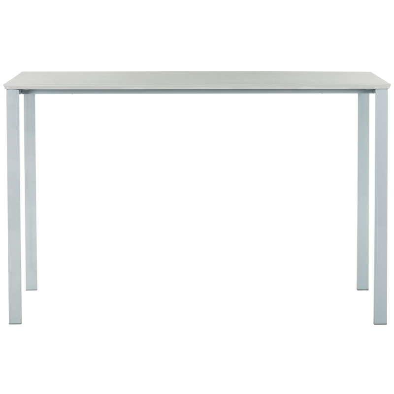Safavieh Dalit Wood and Iron Desk in Gray