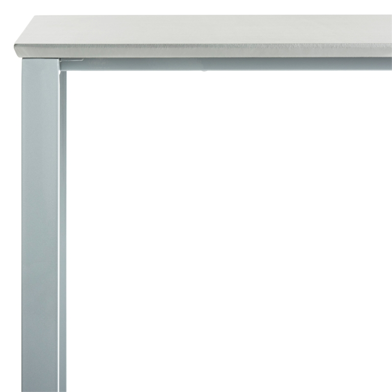 Safavieh Dalit Wood and Iron Desk in Gray