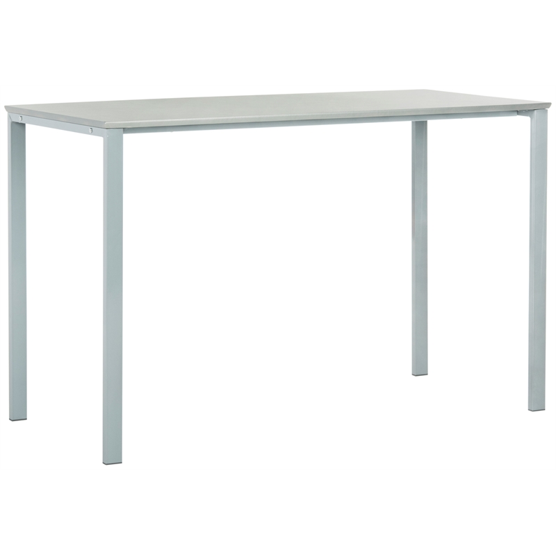 Safavieh Dalit Wood and Iron Desk in Gray