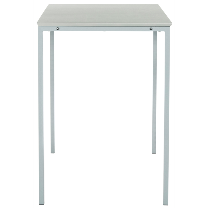 Safavieh Dalit Wood and Iron Desk in Gray