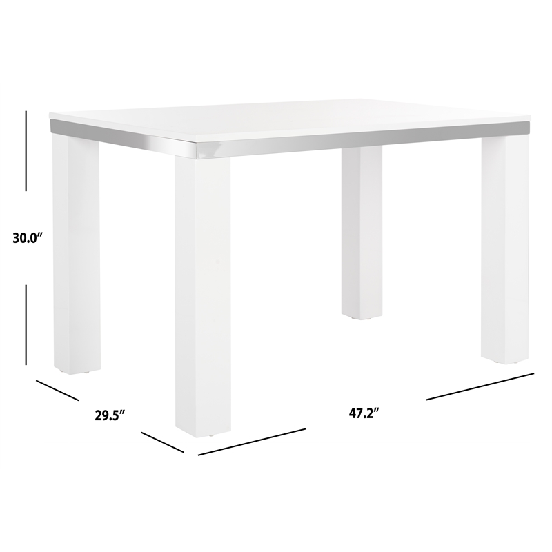 Safavieh Enos Wood and Iron Desk in White