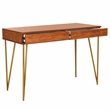 Safavieh Pine Wood Two Drawer Desk in Natural