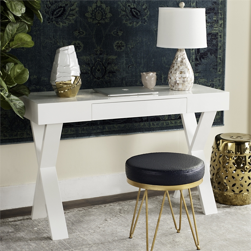 Safavieh Alessia Wood Vanity Desk in White