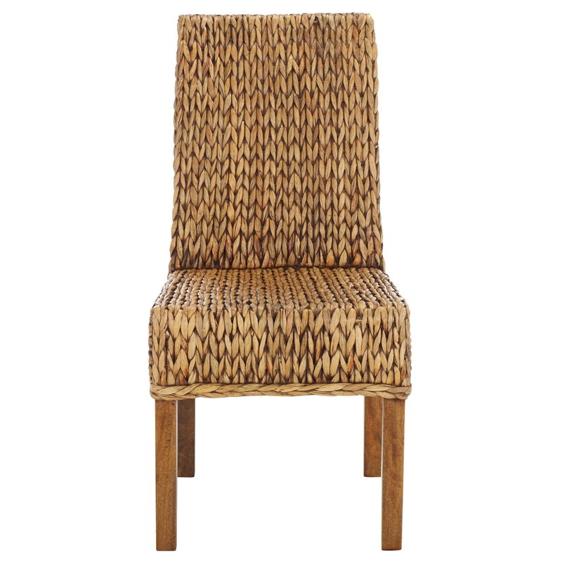 Safavieh Sanibel Wood Side Chair  in Brown / Brown