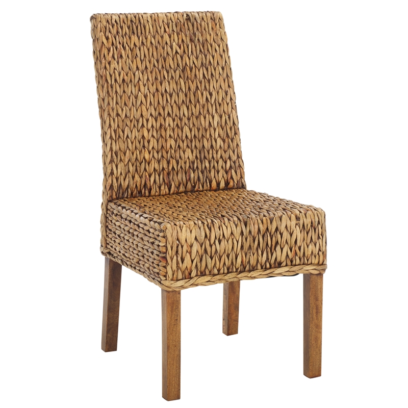 Safavieh Sanibel Wood Side Chair  in Brown / Brown