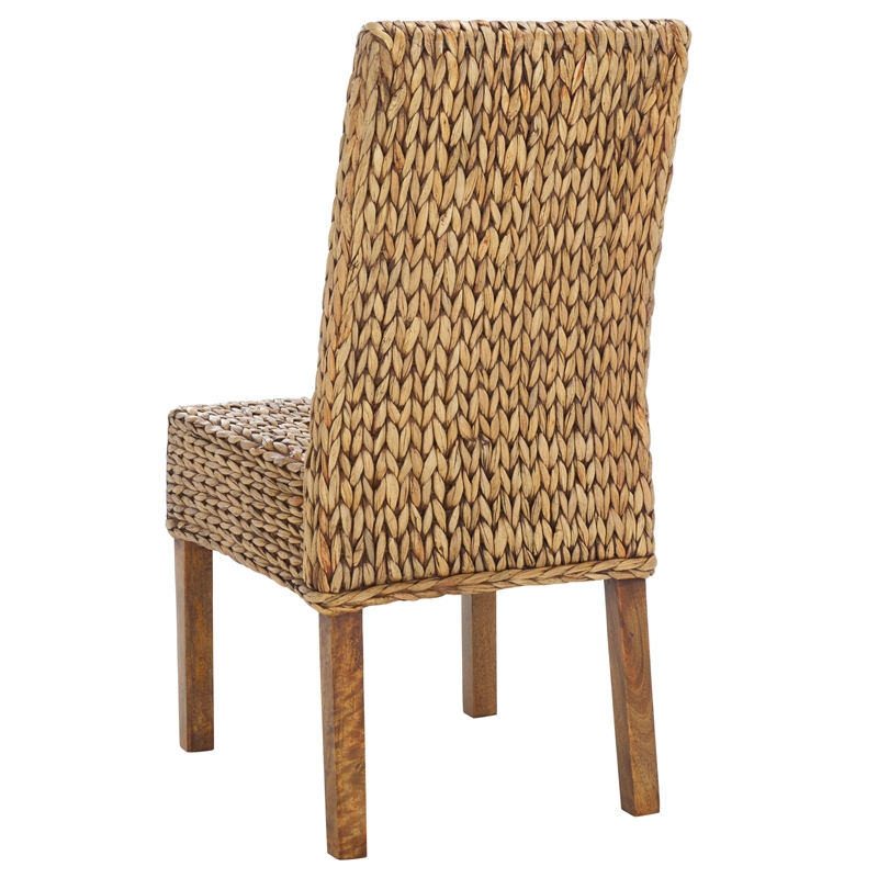 Safavieh Sanibel Wood Side Chair  in Brown / Brown