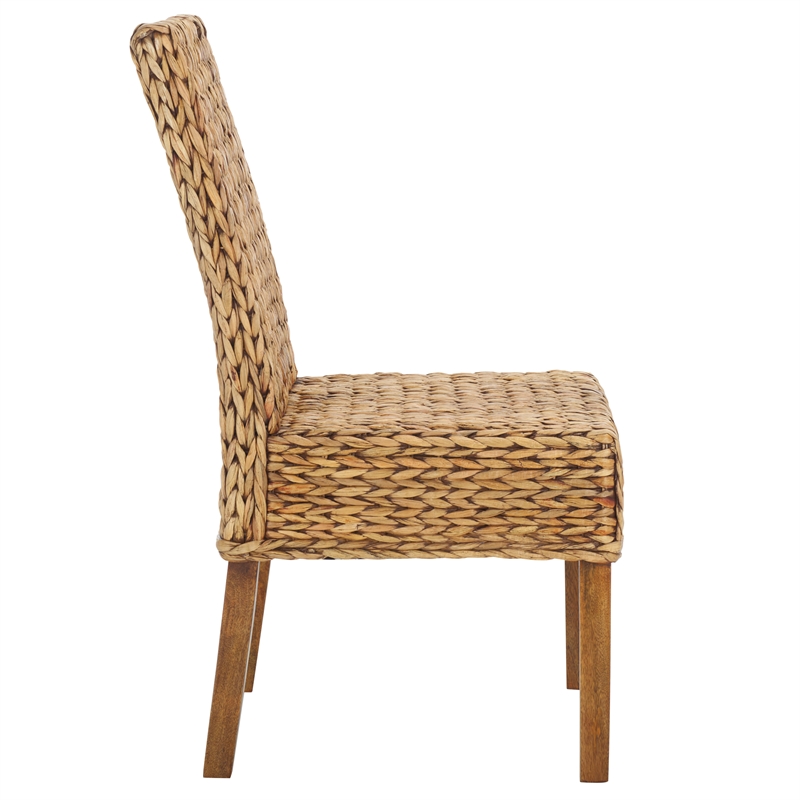 Safavieh Sanibel Wood Side Chair  in Brown / Brown