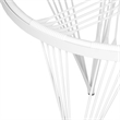 Safavieh Launchpad Iron Chair in White / White