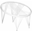 Safavieh Launchpad Iron Chair in White / White