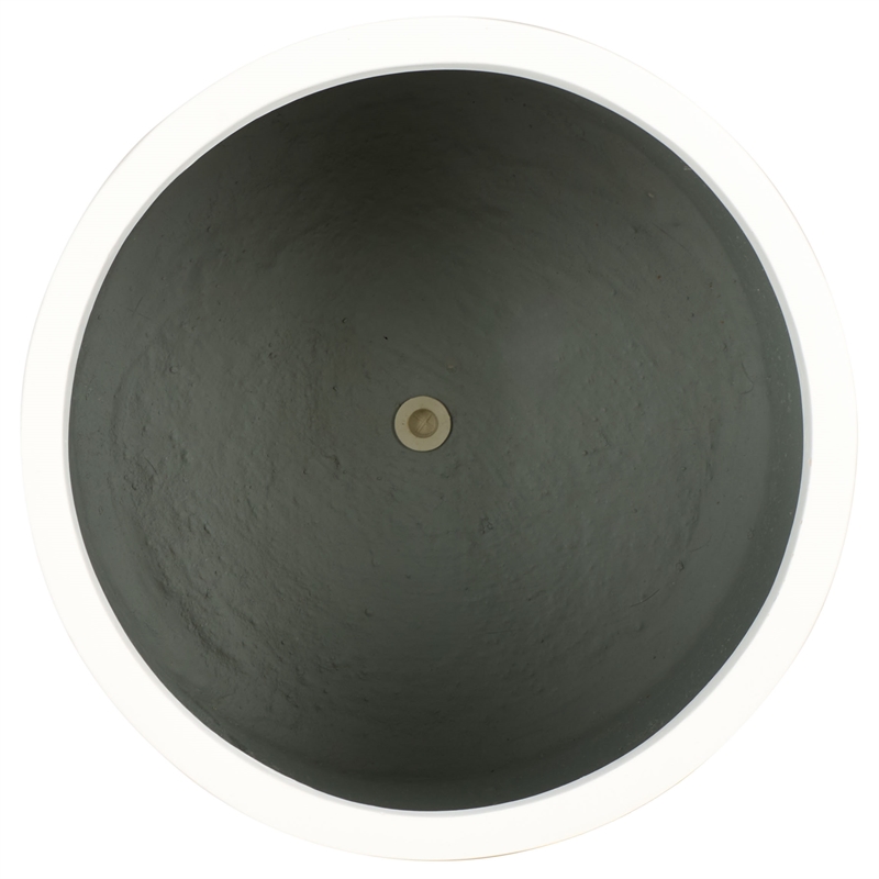 Safavieh Alia Concrete Ficonstone Planter in White