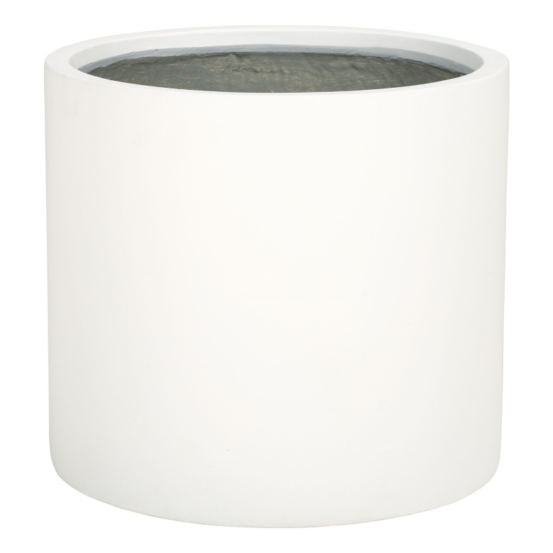 Safavieh Alia Concrete Ficonstone Planter in White