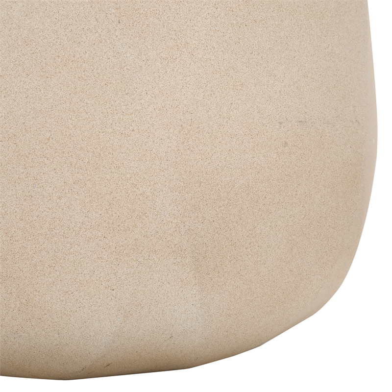 Safavieh Kane Planter Ficonstone Pot Set of 2 in Beige