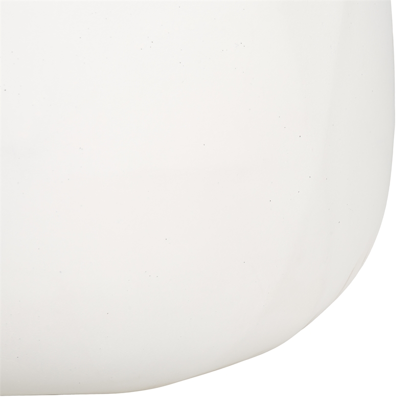 Safavieh Kane Planter Ficonstone Pot Set of 2 in White