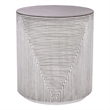 Safavieh Verona Side Table  in White / Gray